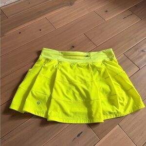 Lululemon skirt neon yellow